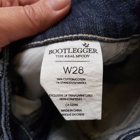 Bootlegger nwt capri size 28 mid rise straight new  with tags dsw - Picture 8 of 9